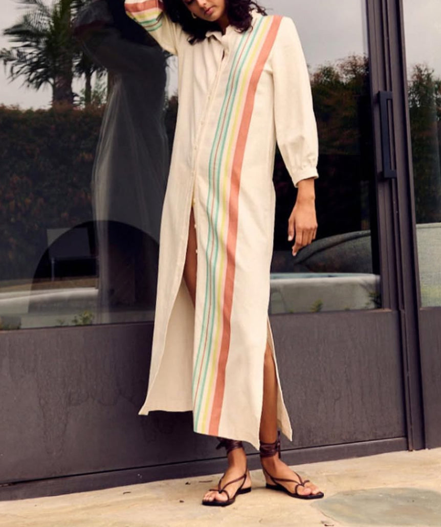 Le Stripe Sunfaded Sunstripe Dress