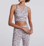Varley Move Kellam Bra - Alabaster Python