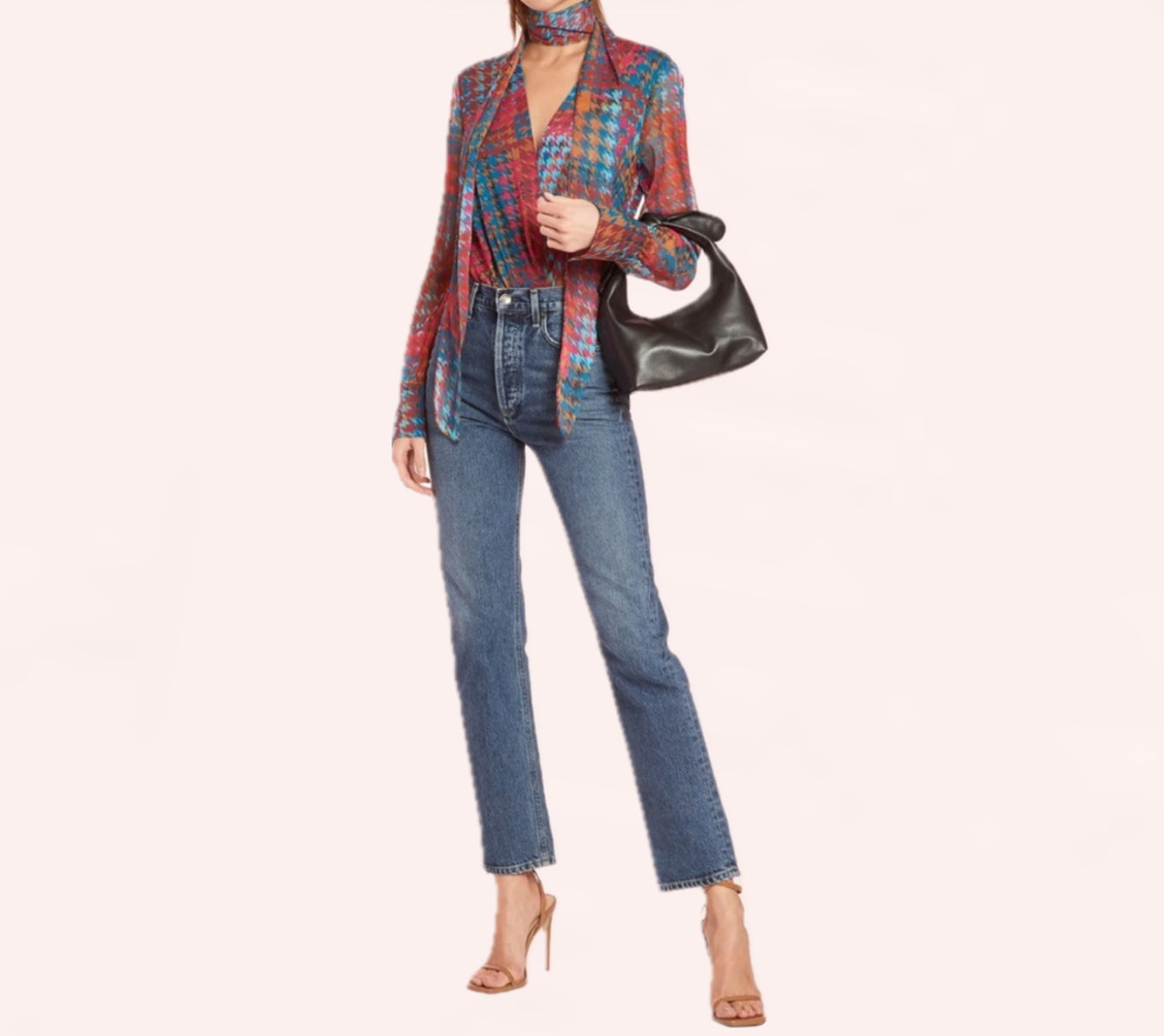 Amanda Uprichard Kingsley Print Bronte Bodysuit