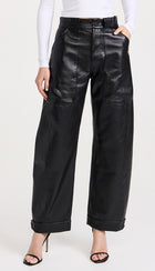 MOTHER The Half Pipe Cargo Nerdy Trousers - Black