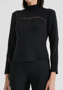 A.L.C. Holly Top - Black