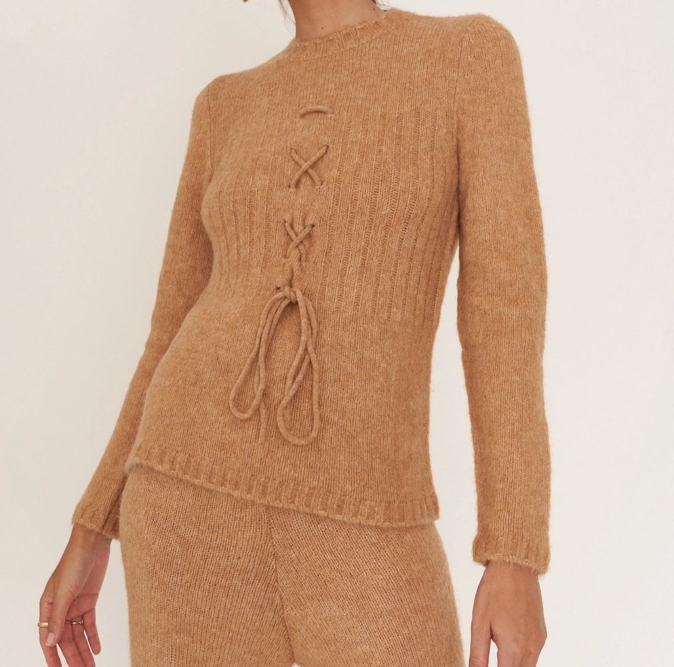 Callahan Knitwear Aria Top - Chai