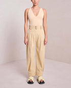 A.L.C. Vera Plunging Bodysuit - Straw