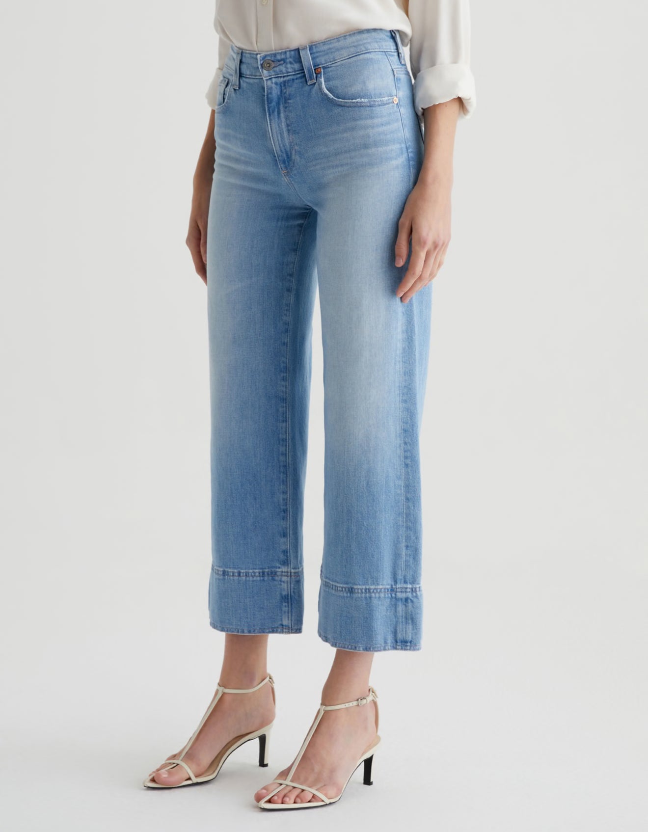 AG Jeans Saige Wide Leg Crop - Dana Point