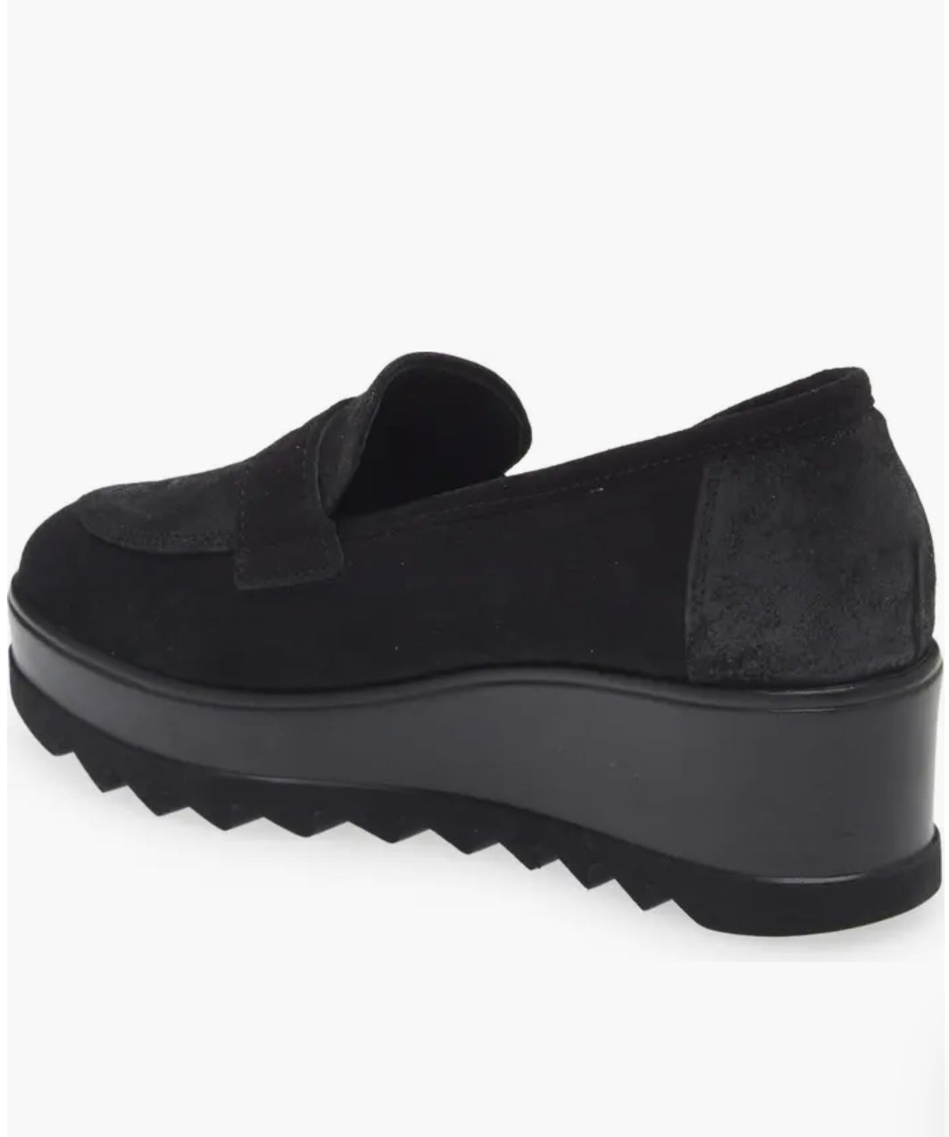 Cordani Alina Wedge Loafer - Crosta Nuvola Nero