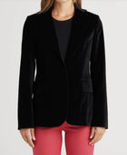 EDWIN Velvet Blazer - Black