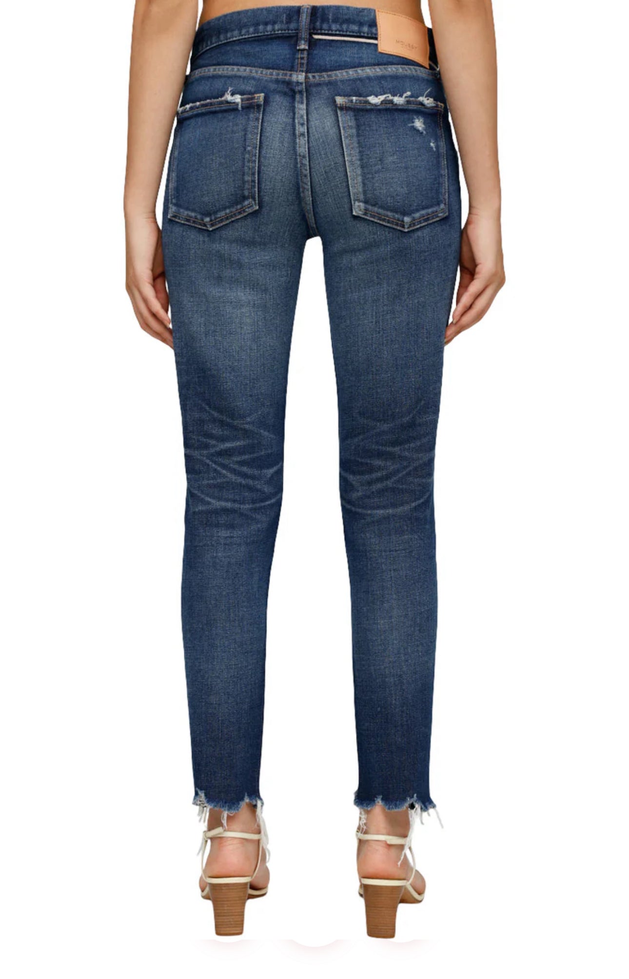 Moussy Vintage Checotah Skinny Jeans - Dark Blue