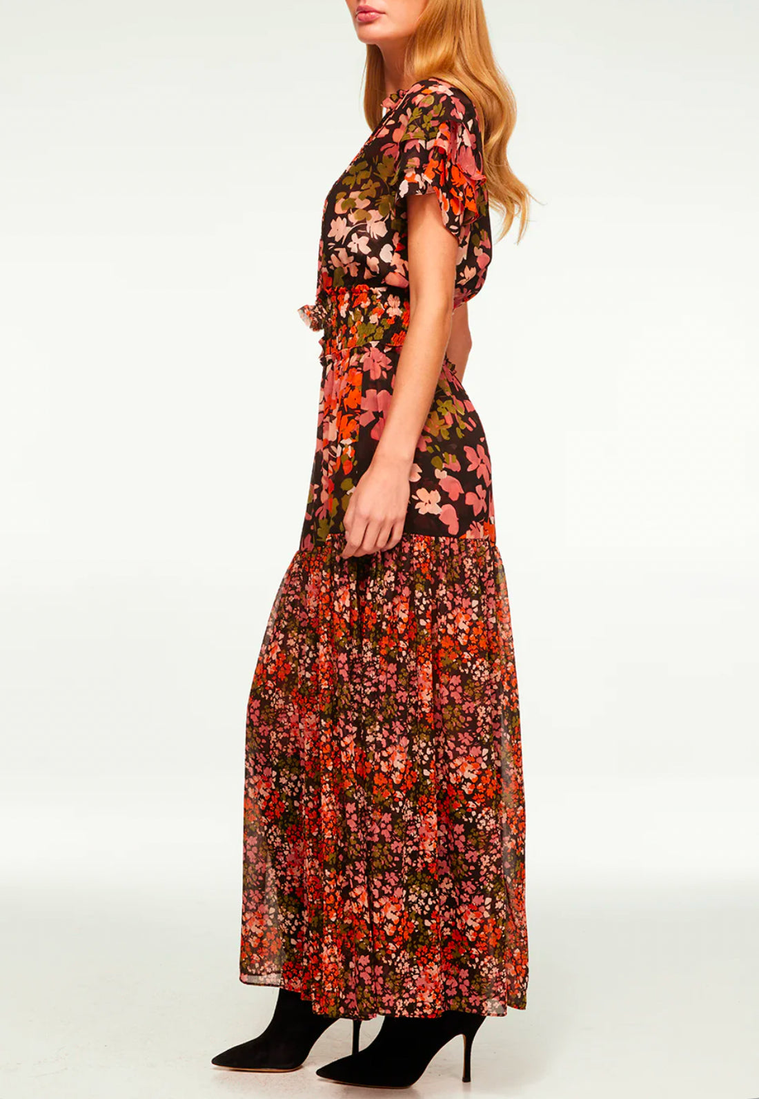 MISA Los Angeles Maribar Dress - Autumn Flora