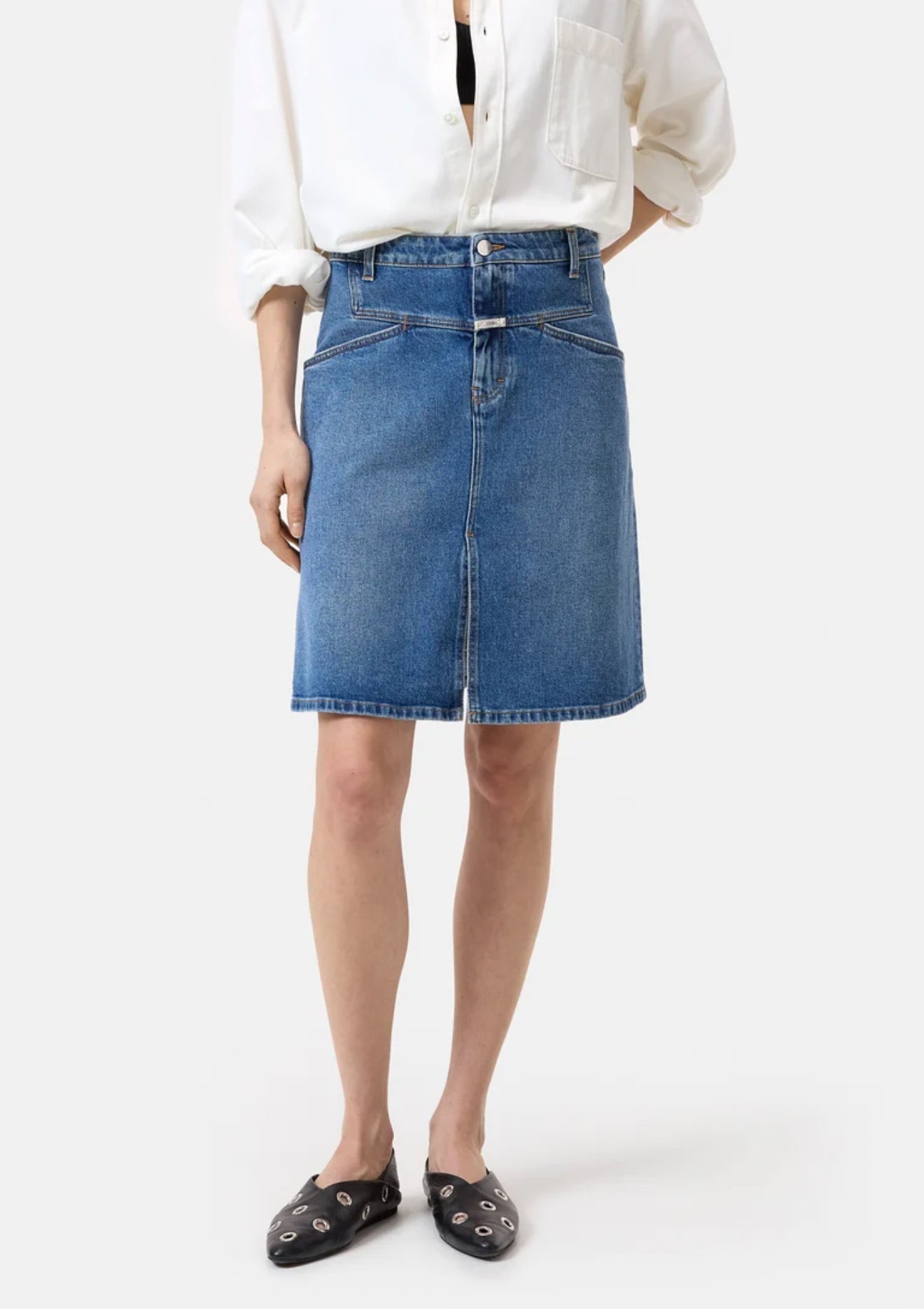 Closed Denim Skirt Stover-X - Mid Blue