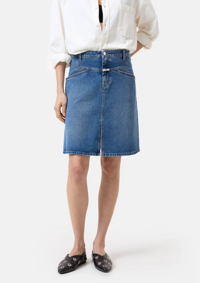 Closed Denim Skirt Stover-X - Mid Blue