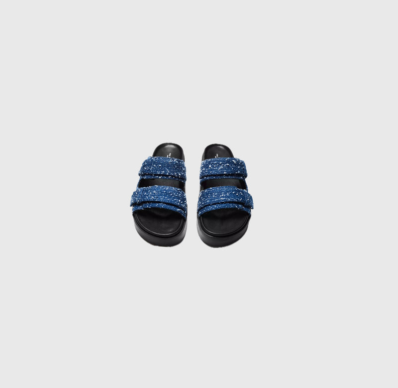rag & bone Geo Platform Slide - Denim
