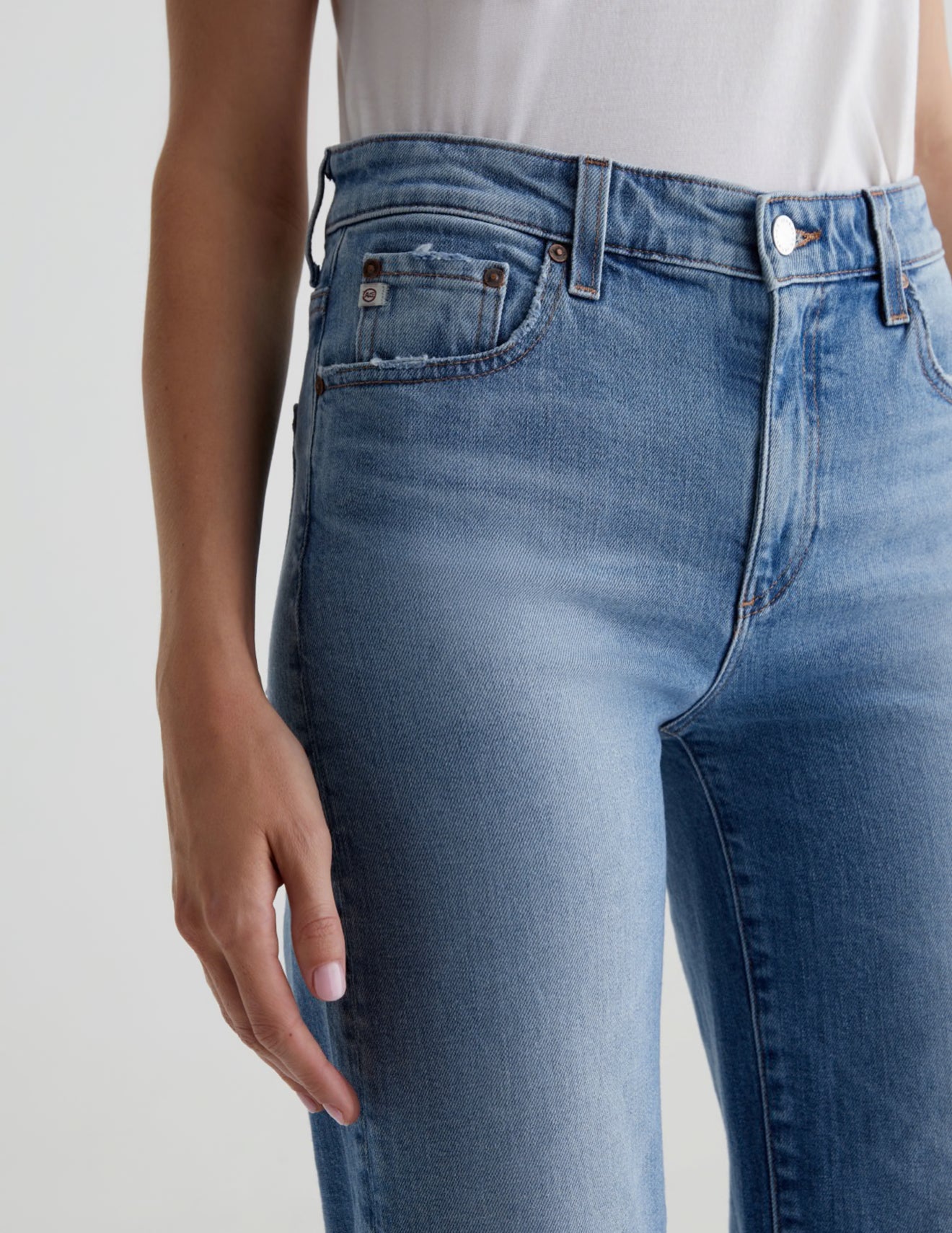 AG Jeans Saige Wide Leg Crop - 18 Years Oslo