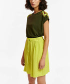 Essentiel Antwerp Seersucker Shorts -  Lime Green
