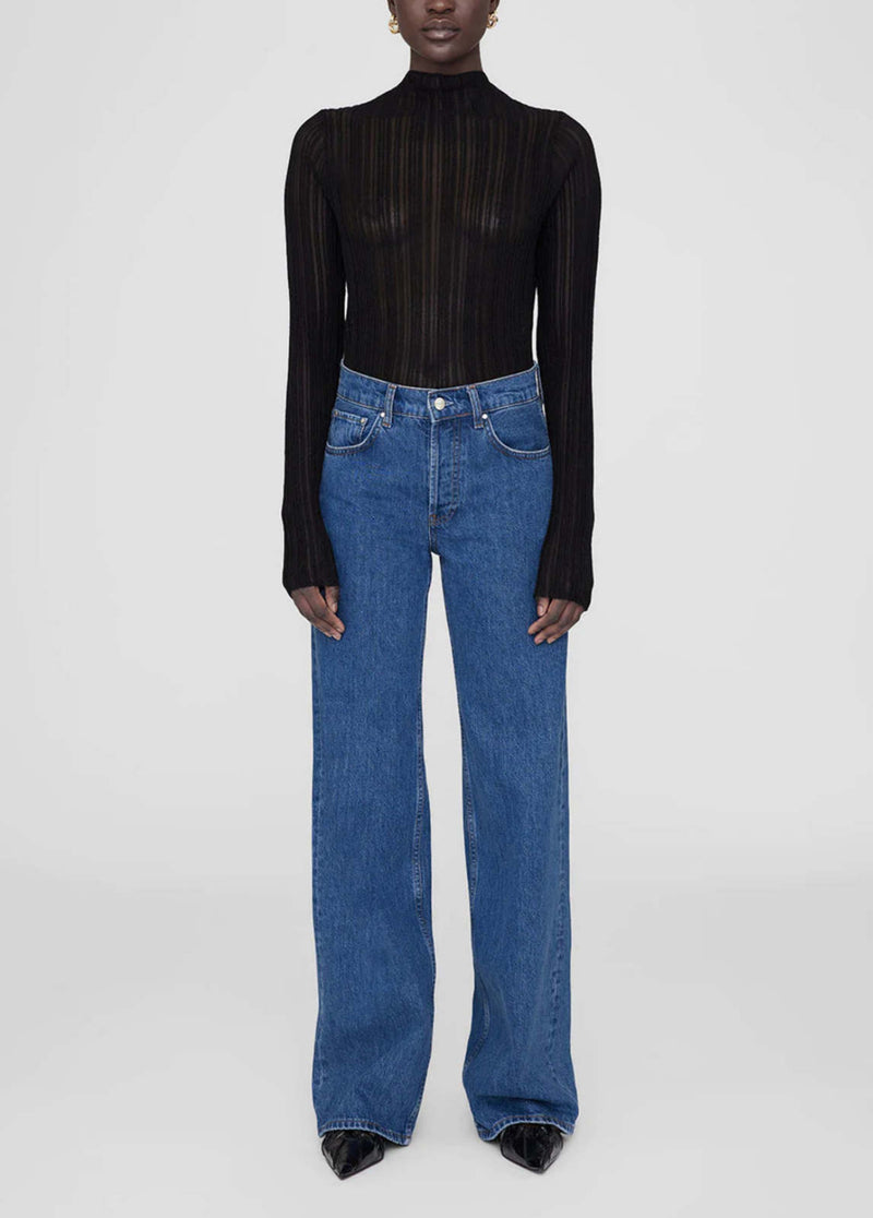 Anine Bing Amy Top - Black