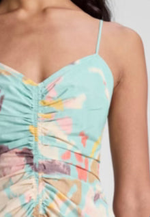 A.L.C. Lindsey Printed Midi Dress - Mint Multi