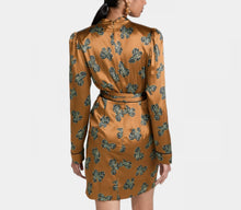 Saloni Bibi Piped Dress - Gold Bows