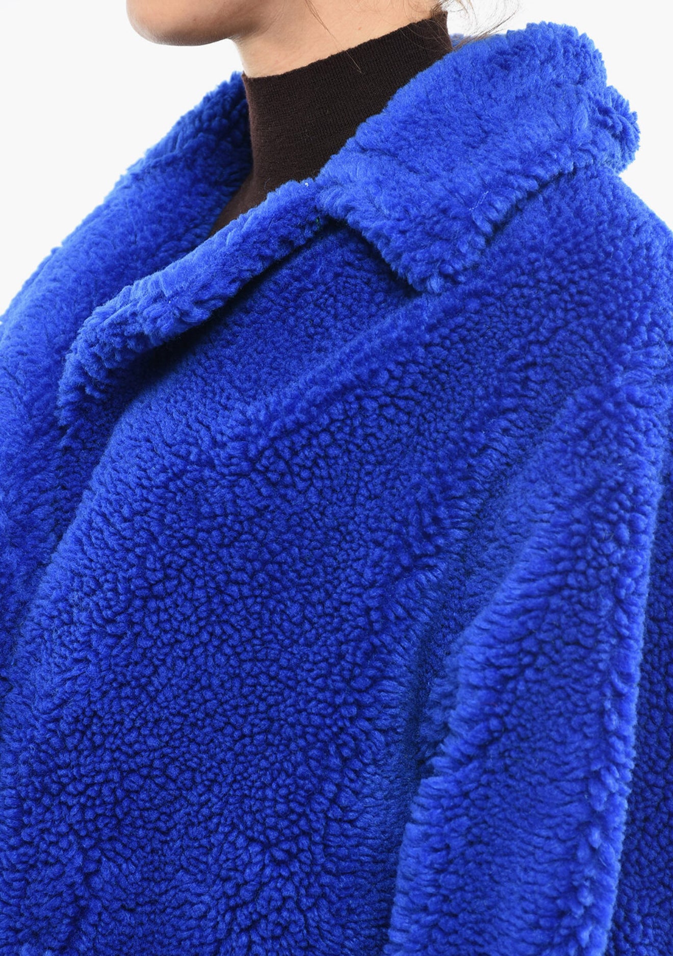 STAND STUDIO Marina Teddy Jacket - Electric Blue