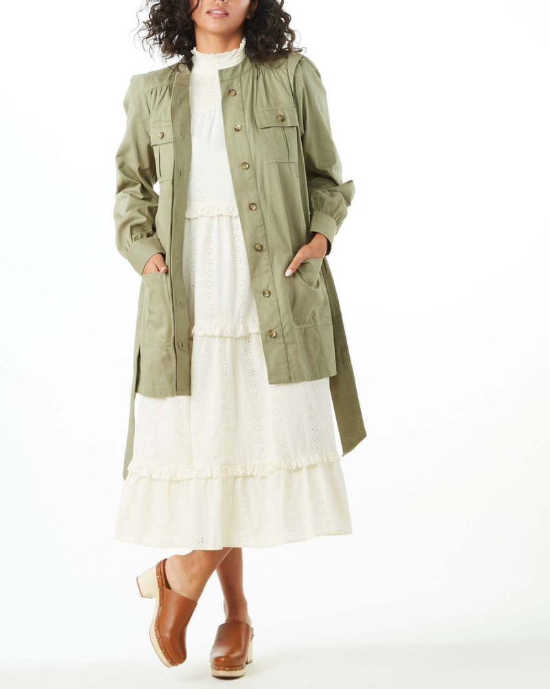 Cleobella Nolan Army Green Utility Jacket