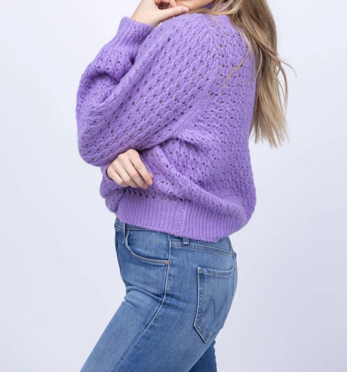 dh New York Talia Sweater - Iris