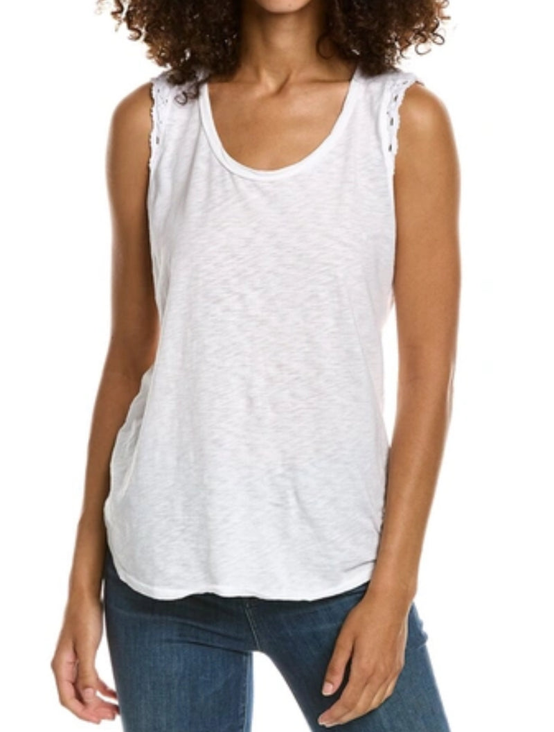 Michael Stars Vienna Tank Top - White