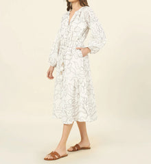 Omika Emerson Midi Dress - Uma Coconut