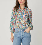 Shoshanna Ingrid Top - Blue Multi