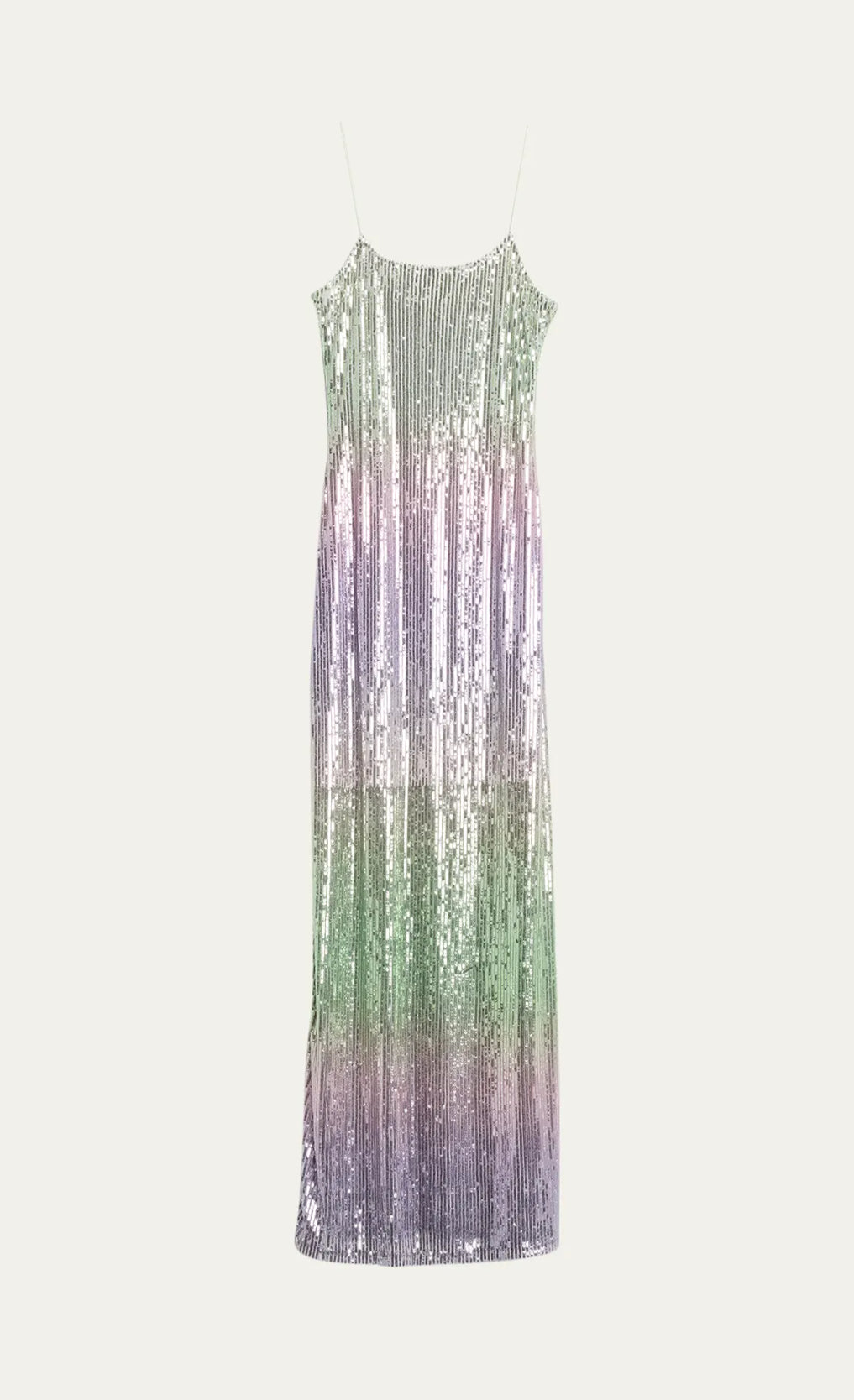 LoveShackFancy Grand Ombré Sequined Maxi Dress