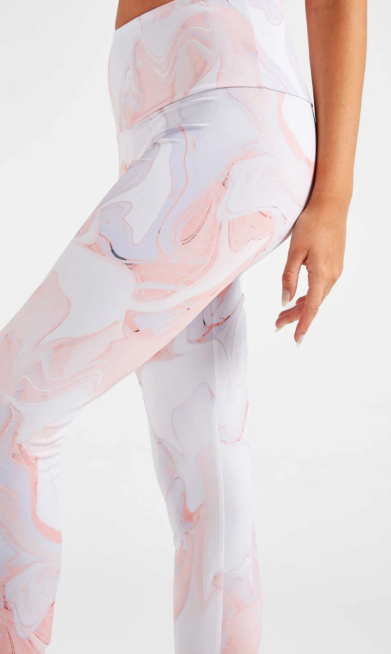 Onzie High Rise Legging - Sunset Marble