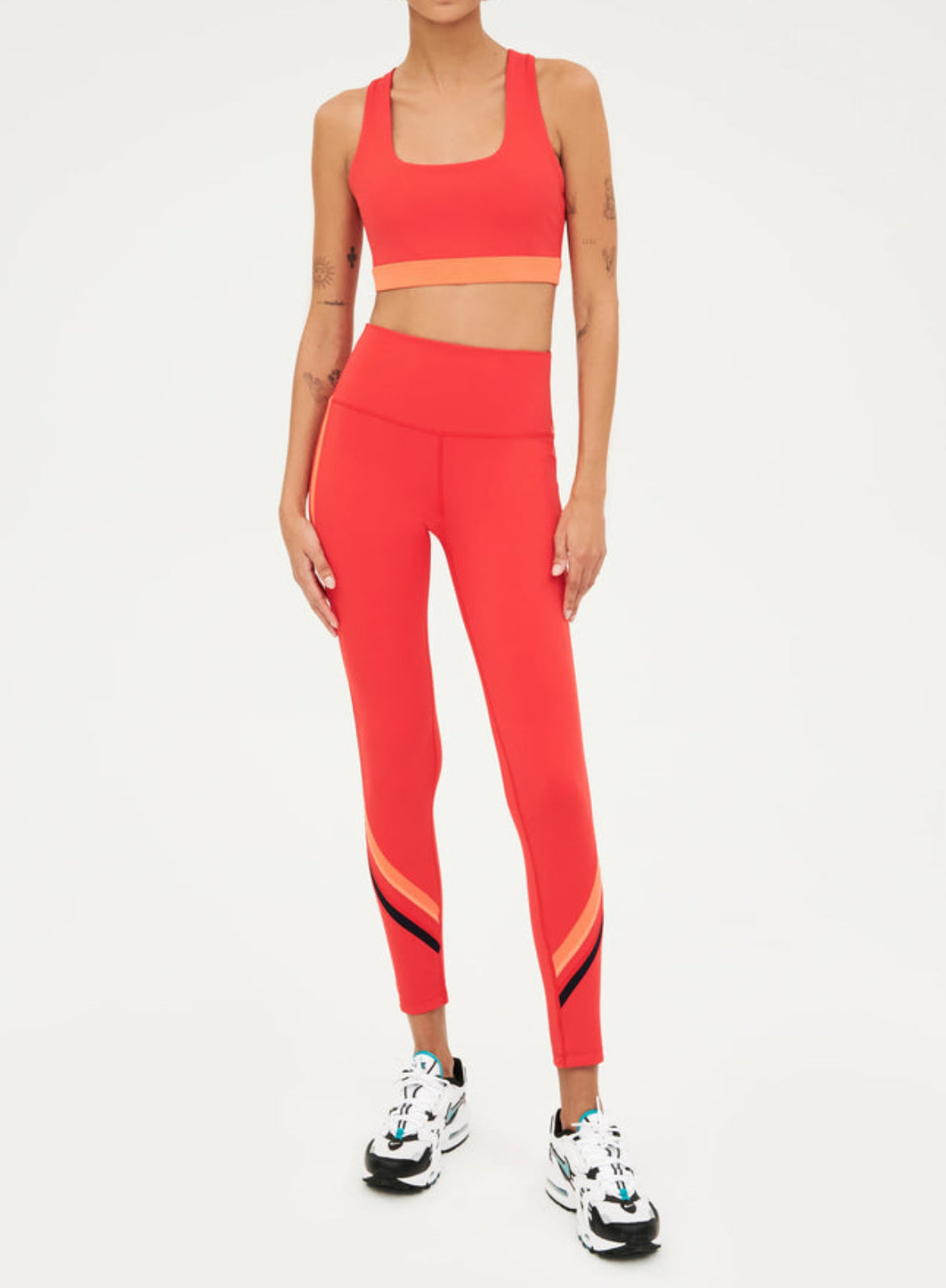 Splits59 Dream Recycled Techflex Bra - Poppy/Mandarin