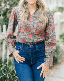 Victoria Dunn Billy Blouse - Orchard