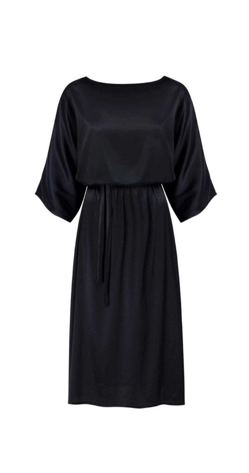 Monica Melania Dress - Black