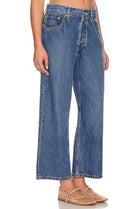 Re/Done Loose Crop Jeans - Peyote Flow