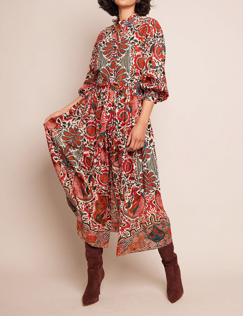 Cara Cara Beatrice Dress - Turtledove Luxor