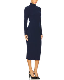 525 Kylie Rib Dress - Dark Blue