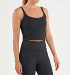 Thrive Société Rib Bra Tank - Black