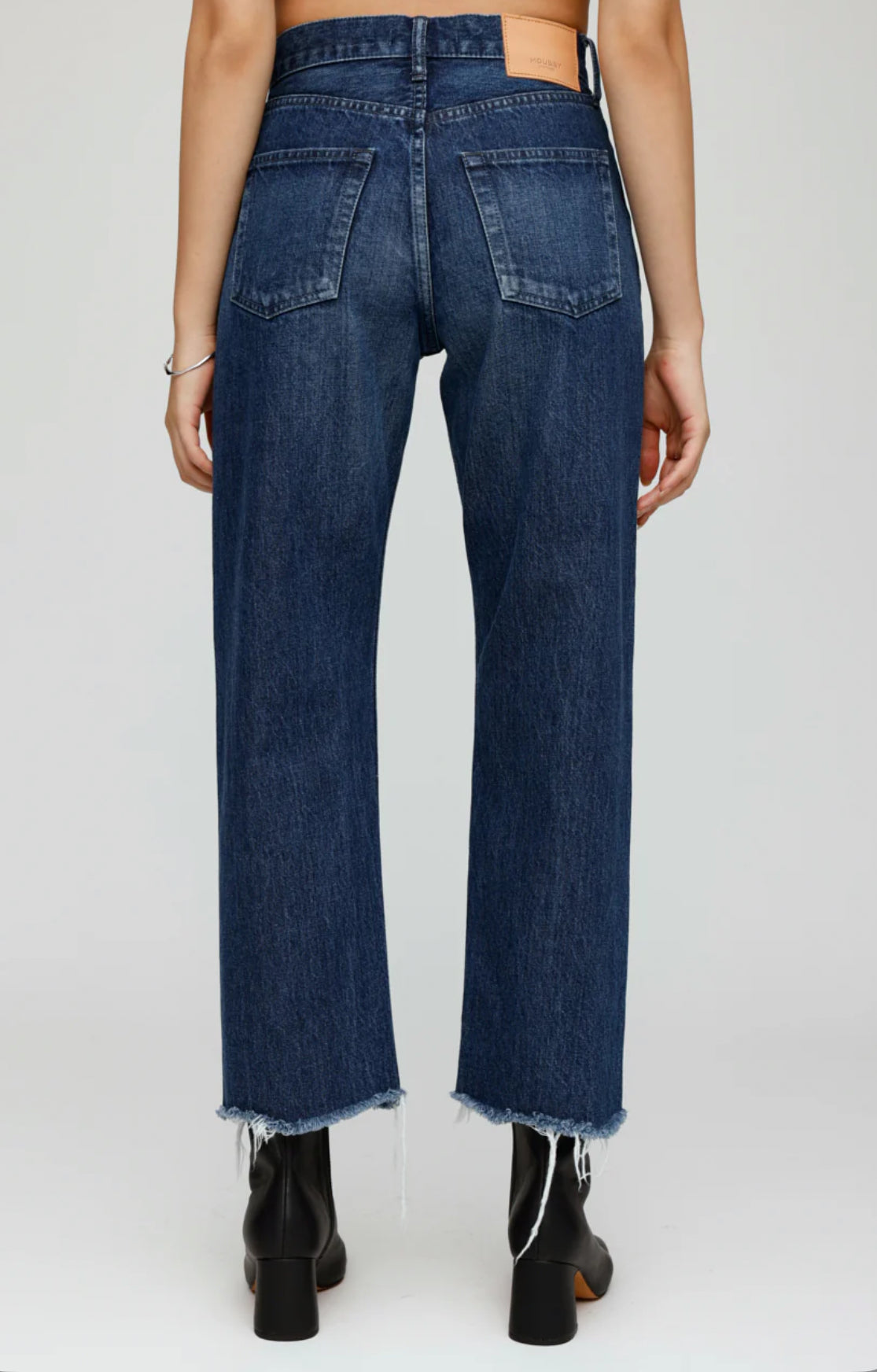 Moussy Vintage Capac Wide Straight - Blue