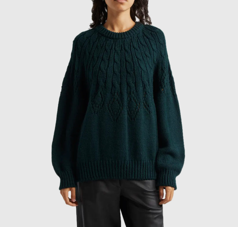 A.L.C. Montie Sweater - Deep Emerald