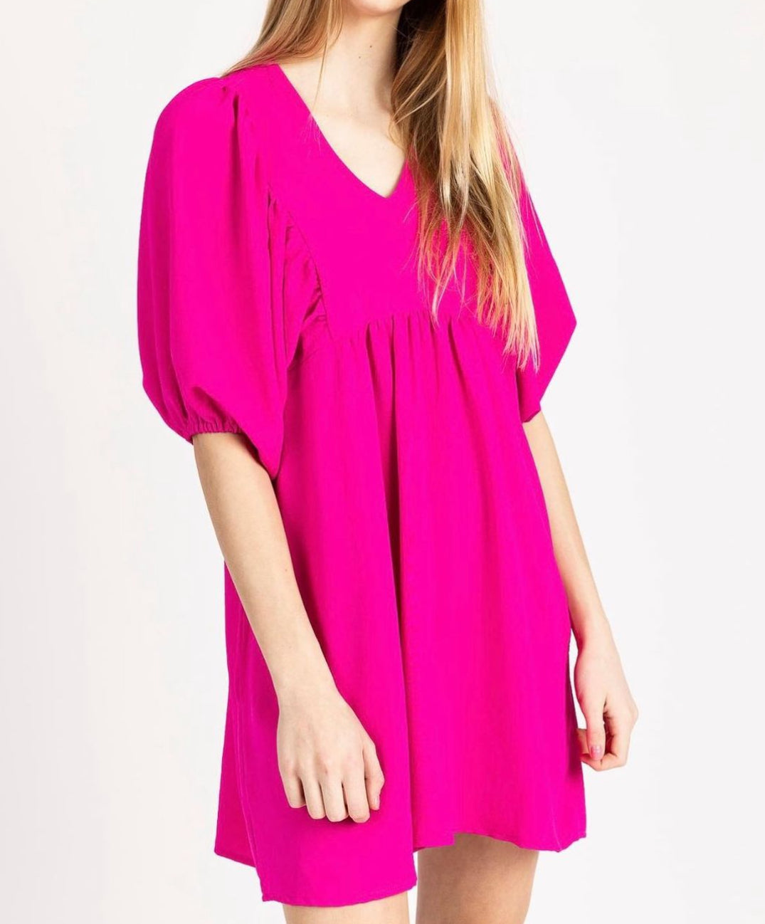 Yana K Jules Mini Dress - Fuchsia