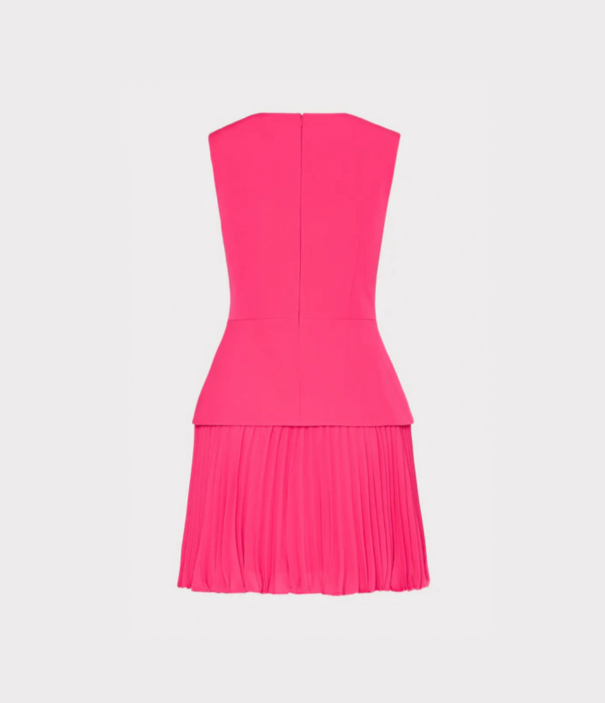 MILLY Haddy Pleated Mini Dress - Pink