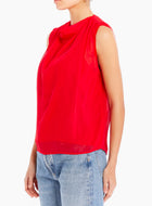 Amanda Uprichard Scala Top - Red