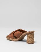 GAIMO Karoo Crisscross Knotted Sandal - Cognac