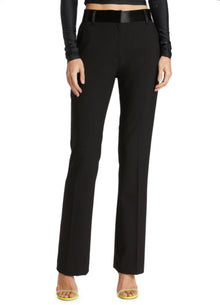 Frame Le Satin Mini Boot Trouser - Noir