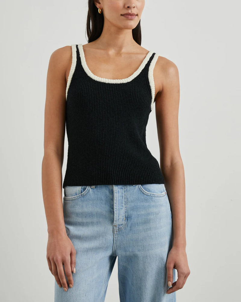 Rails Ablie Tank - Black/White Contrast