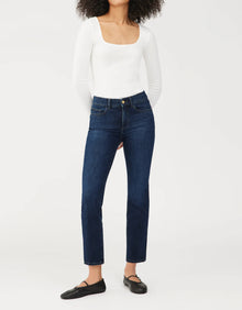 DL1961 Mara Straight Mid Rise Instasculpt Ankle Jeans - India