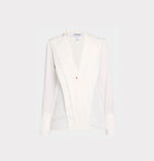 Derek Lam 10 Crosby Tiffany Pleat Front Shirt - Blanc