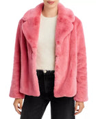 Apparis Milly Faux Fur Coat - Pink