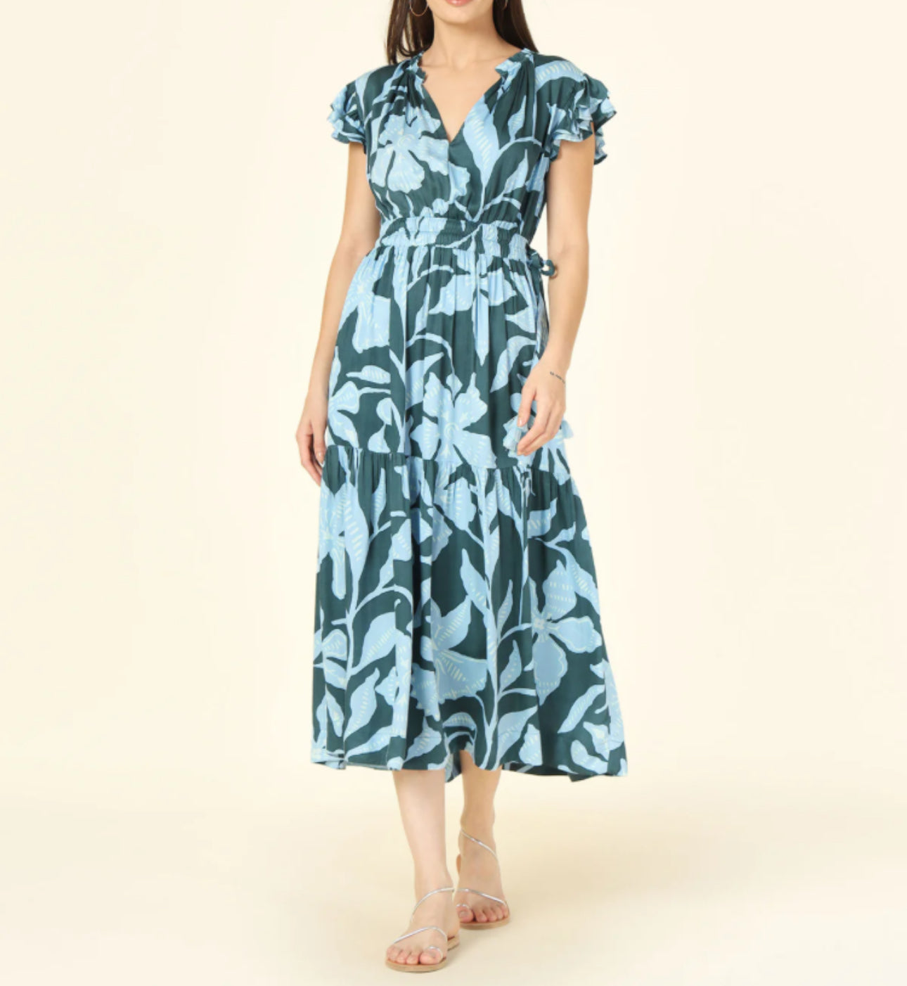 Omika Willa Midi Dress - Lia Tide