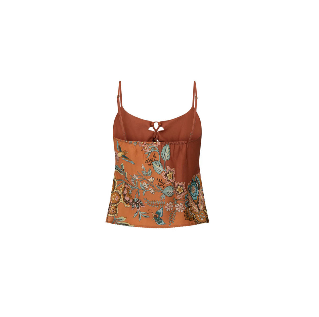SPELL Mojave Lily Lace Up Cami - Amber