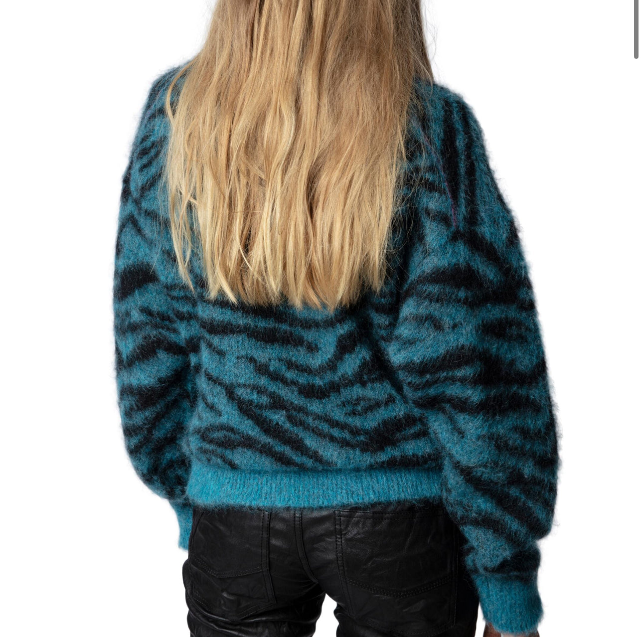 Zadig & Voltaire Rita Tiger Mohair-Blend Sweater