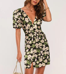 heartloom Shilla Dress - Black Floral
